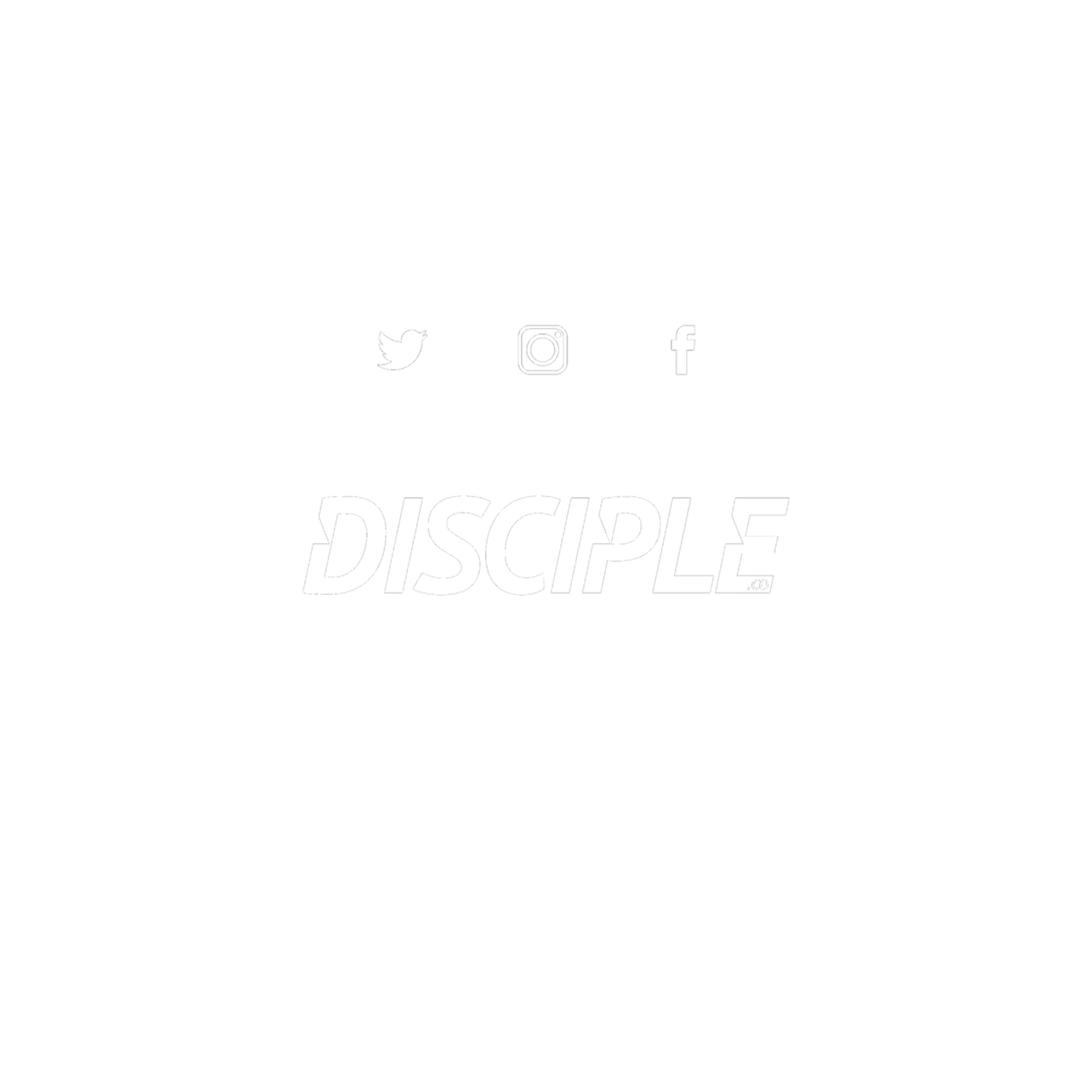 Disciple Logo - Disciple Christian Clothing Co