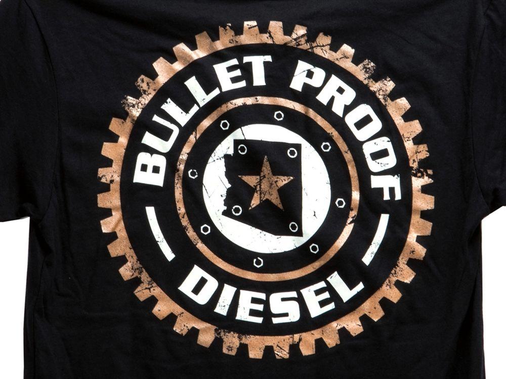 Bullet Logo - Bullet Proof Diesel T Shirt, Black