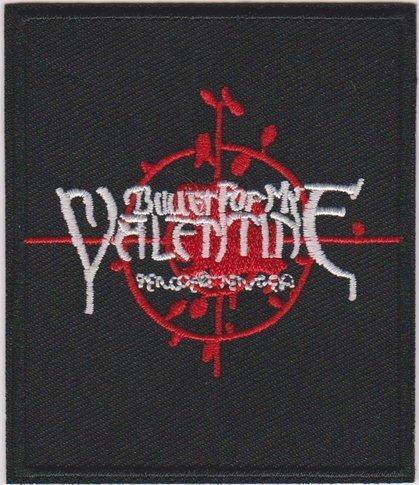 Bullet Logo - Bullet For My Valentine Iron-On Patch Rectangle Letters Logo