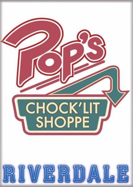 Shoppe Logo - Details about Riverdale TV Series Pop's Chock'lit Shoppe Logo Refrigerator Magnet Archie NEW