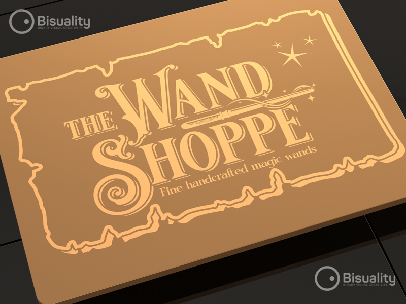 Shoppe Logo - The Wand Shoppe Logo by Luis Alvaro on Dribbble