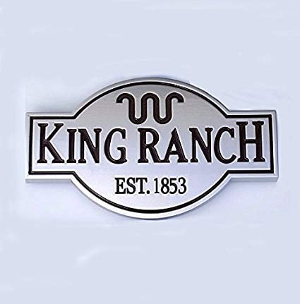 Tailgate Logo - 1pc OEM King Ranch Front Door Tailgate Emblem Badge 3D