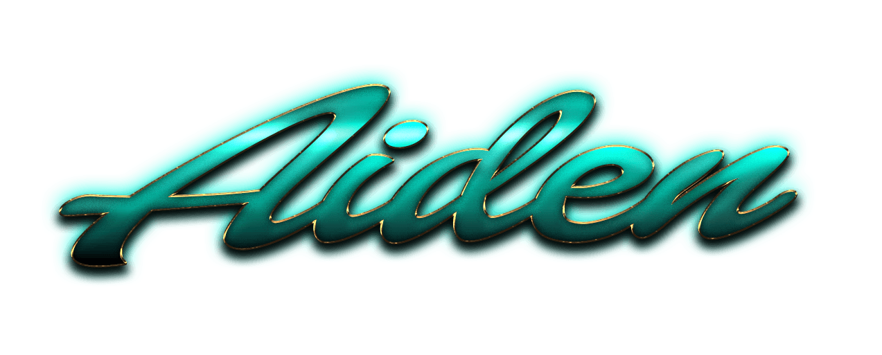 Aiden Logo - Aiden Name Logo PNG