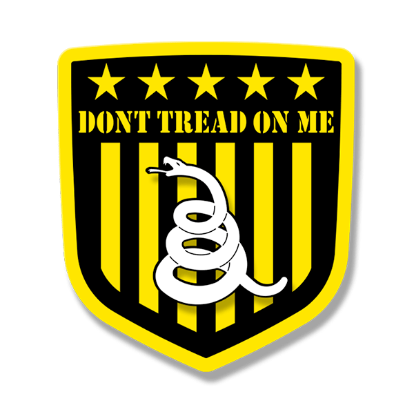 Tailgate Logo - Don't Tread On Me Tailgate Emblem - Main Event Emblems