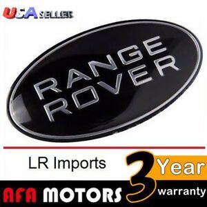 Tailgate Logo - Range Rover Sport Supercharged Tailgate / Grille Emblem Black Oval ...