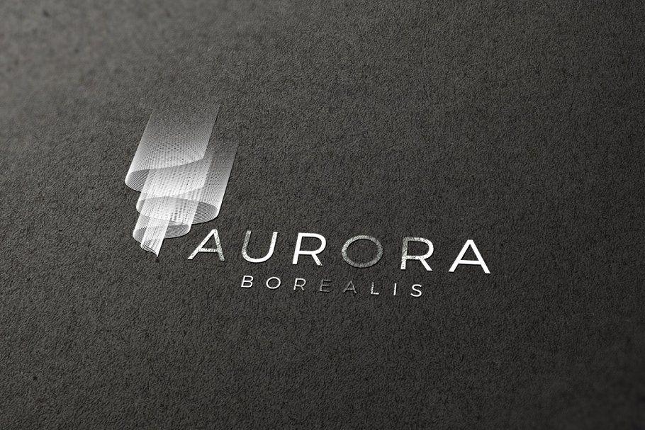 Borealis Logo - Aurora Borealis Vector Logo Template Logo Templates Creative Market