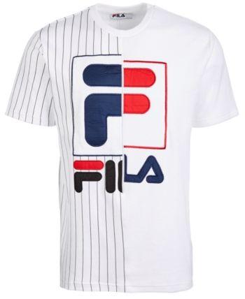 Aiden Logo - Fila Men's Aiden Logo T-Shirt - White XL | Products in 2019 | Shirts ...
