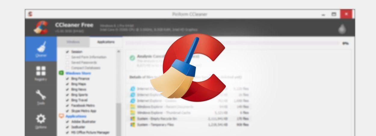 CCleaner Logo - CCleaner Professional Adds Software Updater Feature