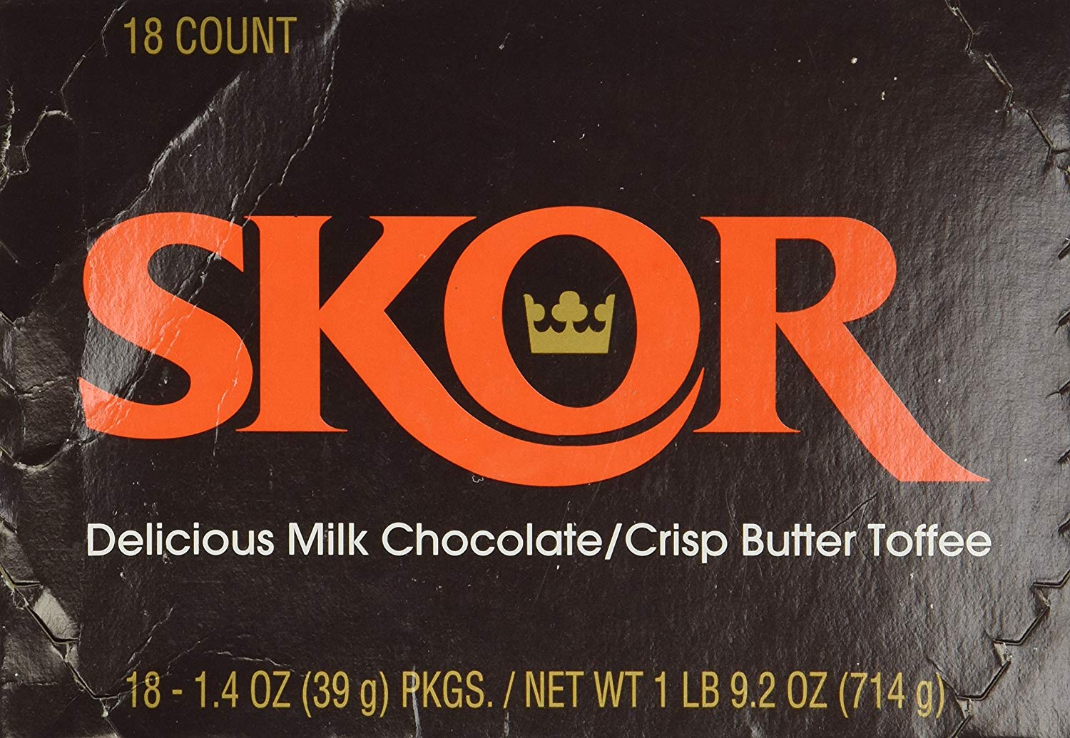 SKOR Logo - Hershey's Skor Bar - 1.4oz (18 pack)
