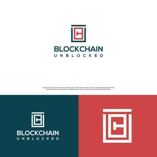 Unblocked Logo - Cryptocurrency Marketing firm logo design contest. Logo design contest