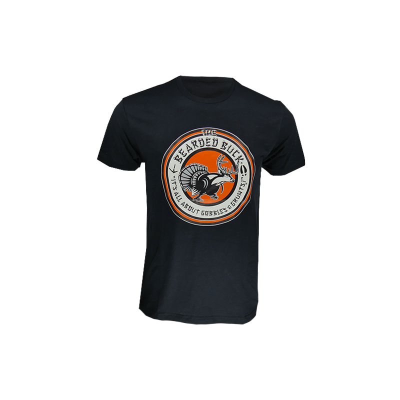 Buck Logo - Bearded Buck Logo T Shirt