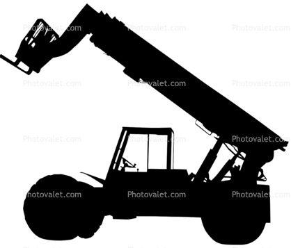 Gradall Logo - Gradall 544B Telescopic Forklift silhouette, logo, manlift ...