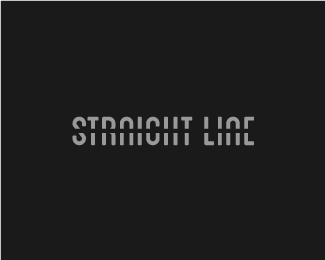 Straight Logo - straight line Designed