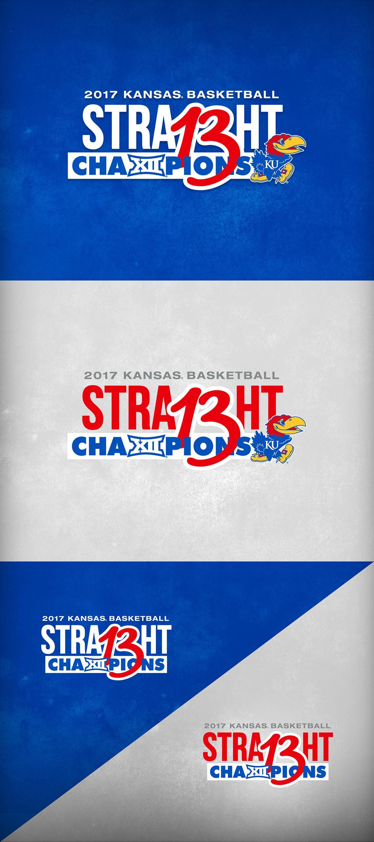 Straight Logo - Kansas Men's Basketball 13th Straight Logo