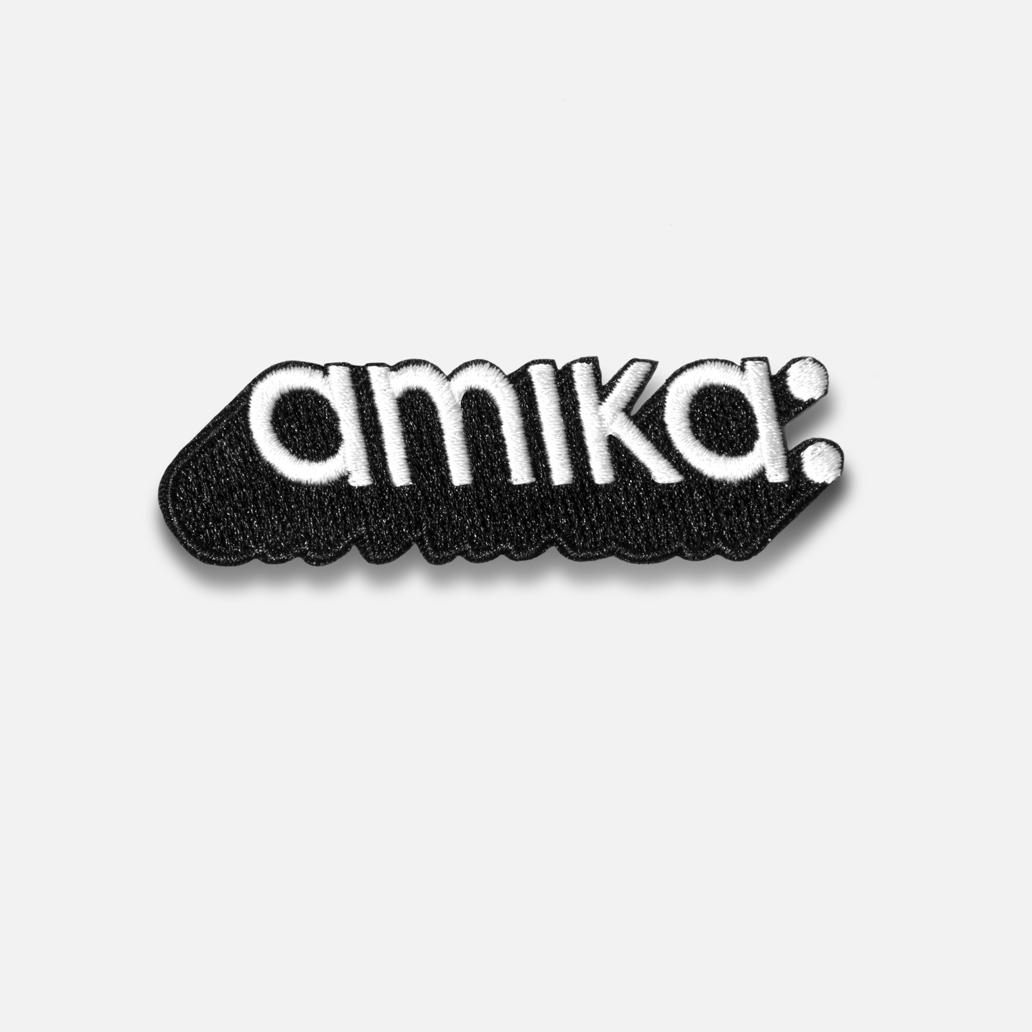 Amika Logo - amika patch - iron on