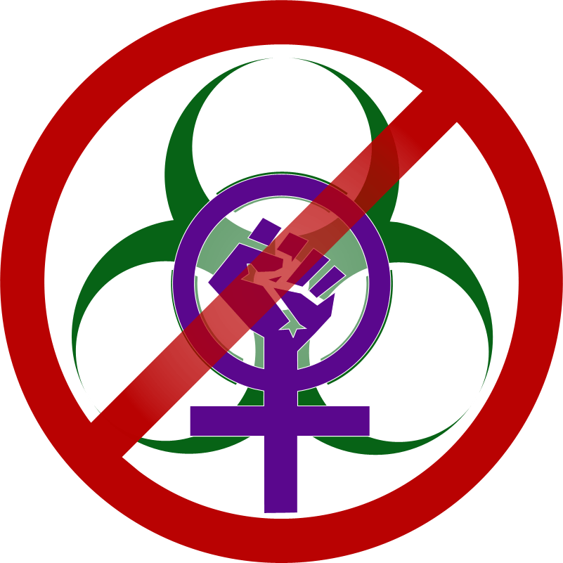 Feminist Logo - Anti-feminist logo. - Imgur