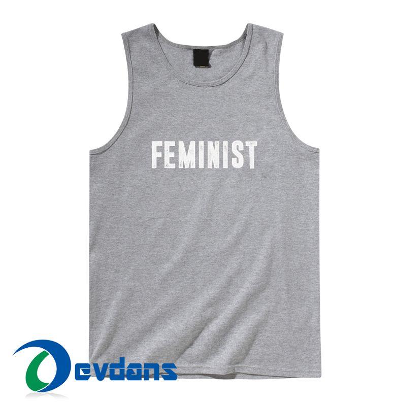 Feminist Logo - Feminist Logo Tank Top Men And Women Size S to 3XL