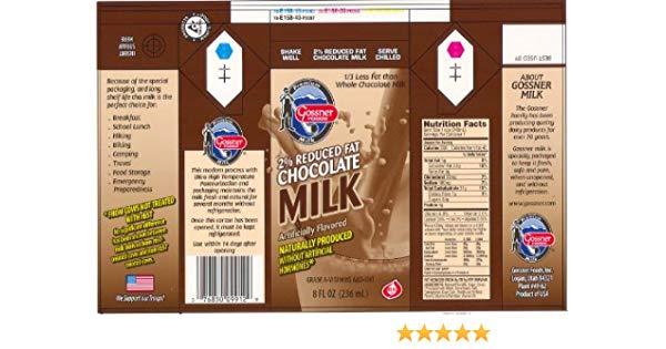 Gossner Logo - Gossner Foods, Lowfat Chocolate Milk (2% Milkfat), 8 Ounce Aseptic Cartons (Pack Of 12)