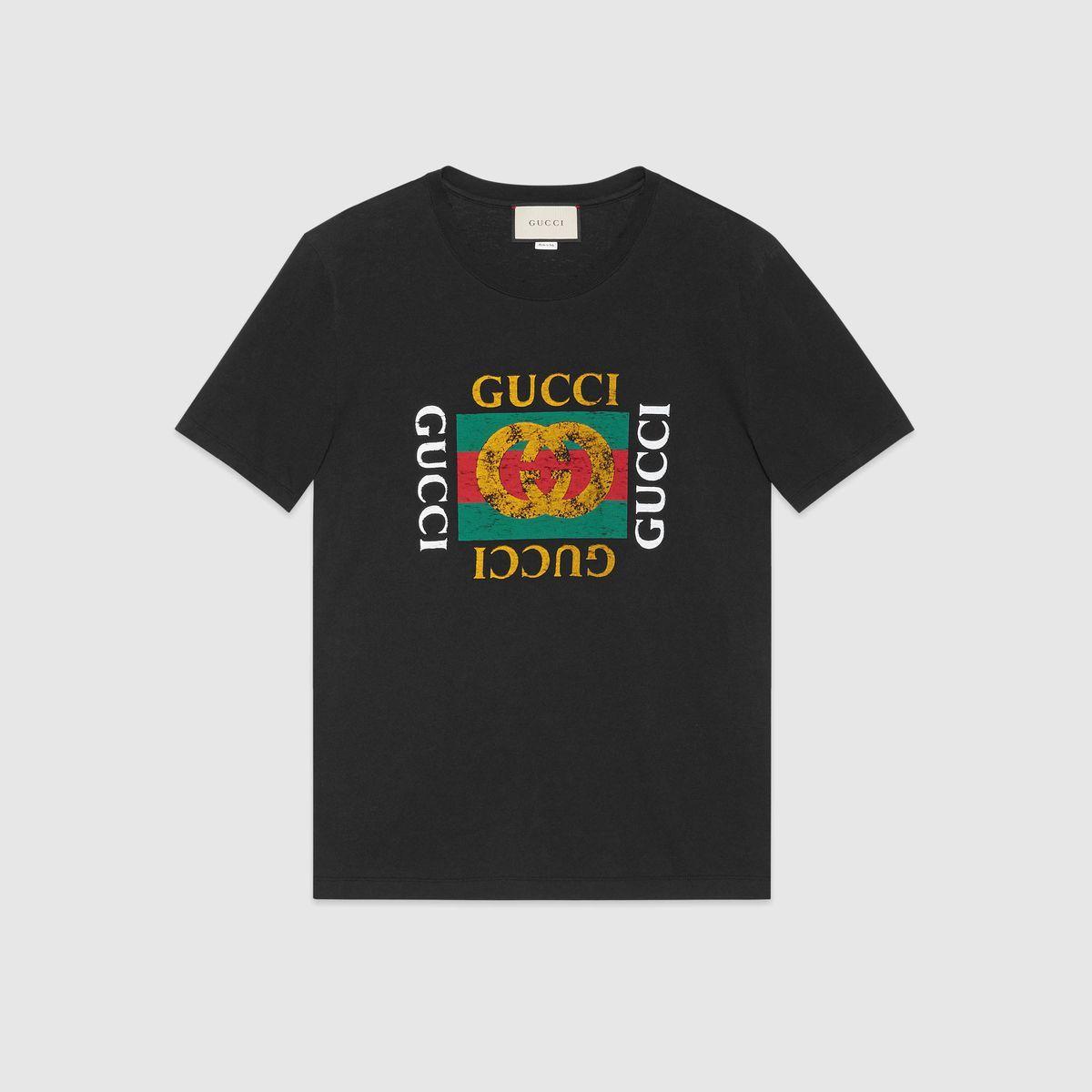 Replica Logo - Vintage Gucci Logo T Shirt Replica - raveitsafe
