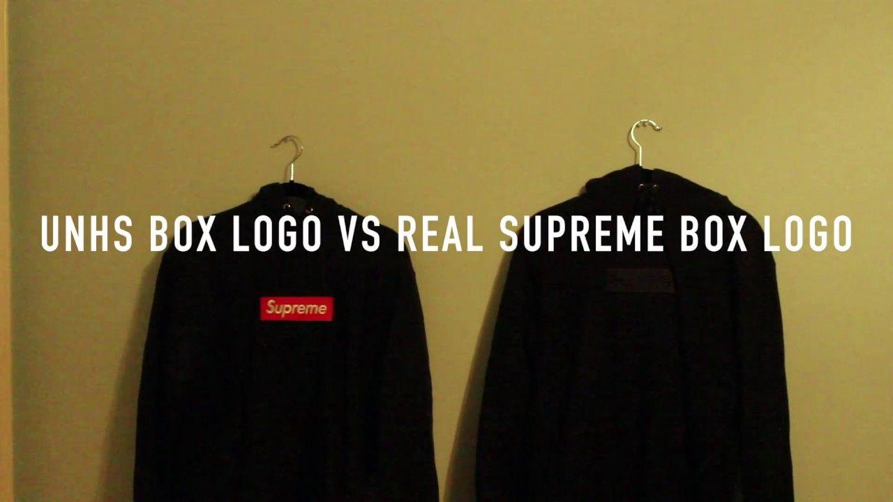 Replica Logo - Supreme Box Logo VS UNHS Box Logo Replica : The Review