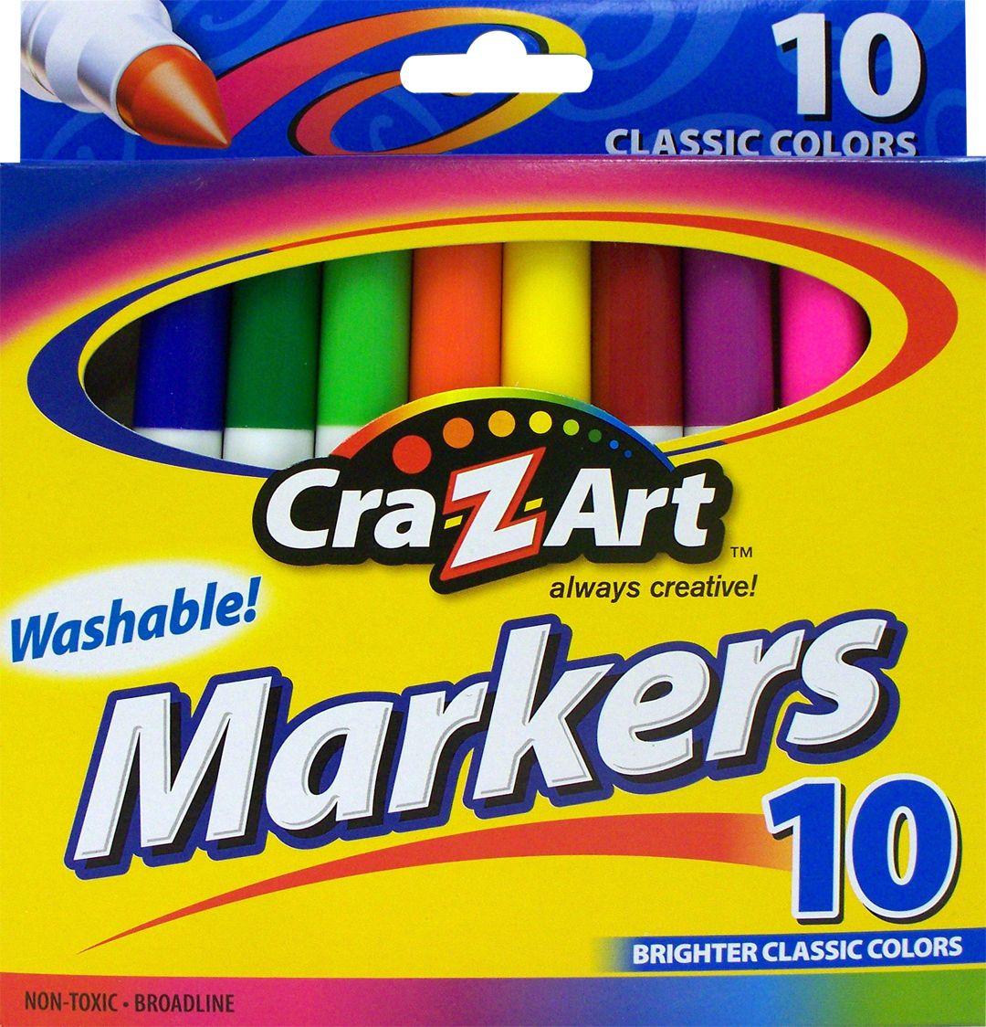 Cra-Z-Art Logo - Cra Z Art Washable Markers, 10 Count (Pack Of 3)