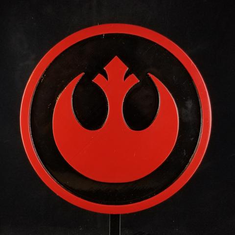 Replica Logo - SW Rebel Alliance Symbol Logo Sign / Plaque Inspired Replica - Dual ...