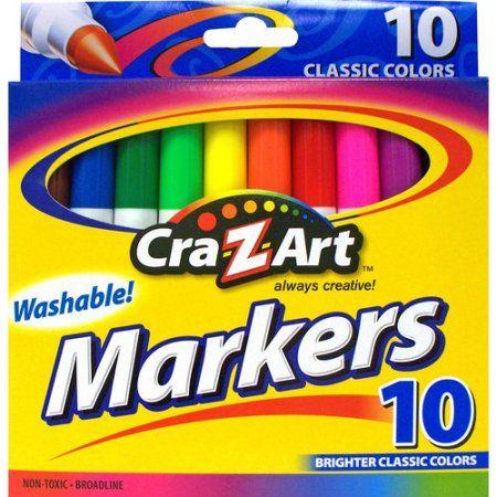 Cra-Z-Art Logo - 20-Count Cra-Z-Art Washable Markers or 24-Count Colored Pencils ...