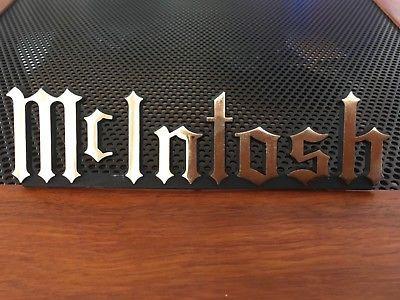 McIntosh Logo - MCINTOSH LOGO FOR XR-290 SPEAKERS | eBay