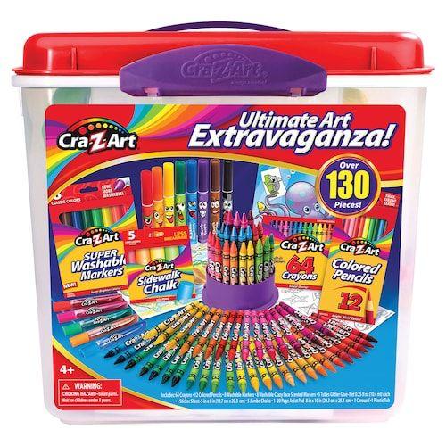 Cra-Z-Art Logo - Cra Z Art 130 Piece Ultimate Art Extravaganza Tub