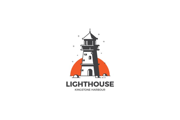 Lighthouse Logo - Lighthouse Logo Template by EightonesixStudios on Envato Elements