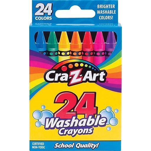 Cra-Z-Art Logo - Cra Z Art Washable Crayons, 24 Pack