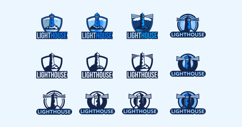 Lighthouse Logo - lighthouse logo pack – MakiPlace