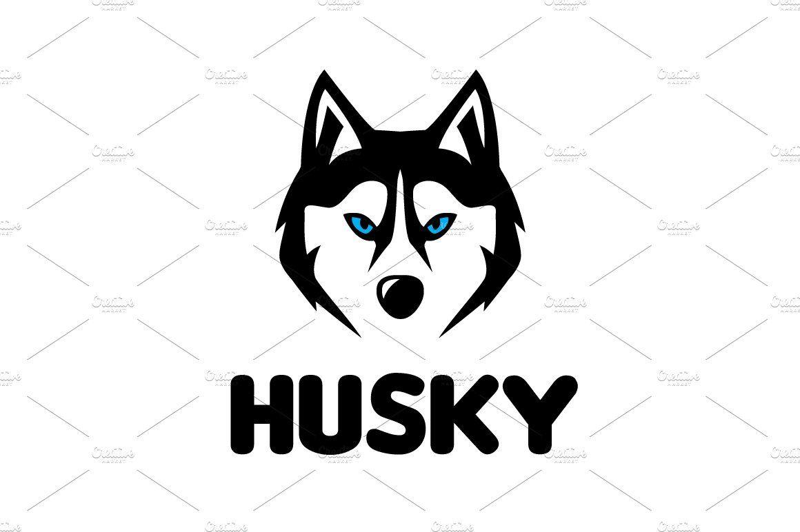 Huskey Logo - Husky Face Logo