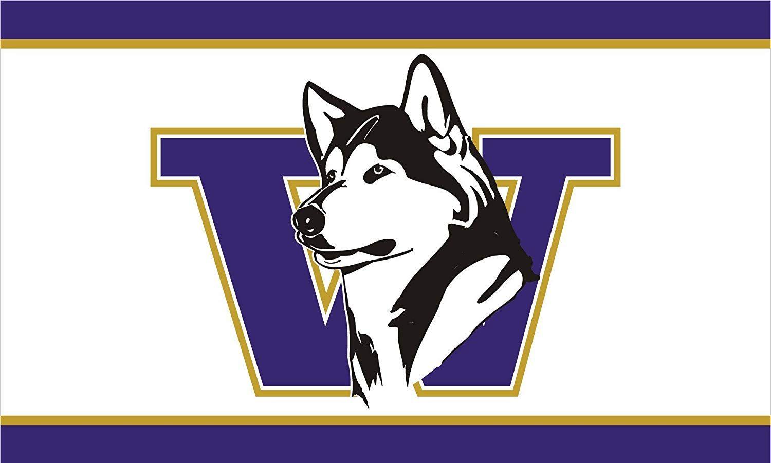 Huskey Logo - NEOPlex Husky Logo Traditional Flag