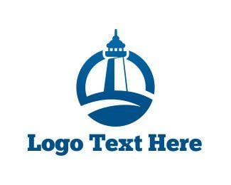 Lighthouse Logo - Blue Lighthouse Logo