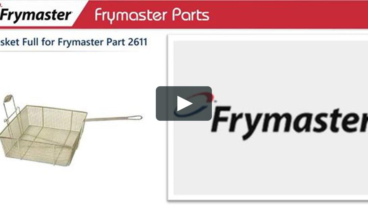 Frymaster Logo - Frymaster Parts Basket Full Part 2611 Equipment Parts