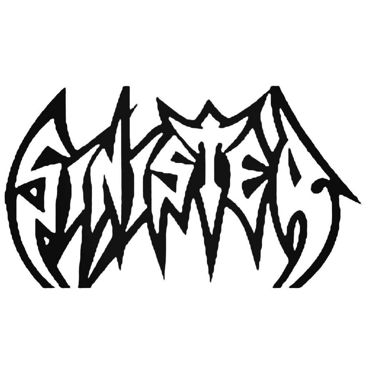 Sinister Logo - Sinister Vinyl Decal Band Logo Vinyl Decal