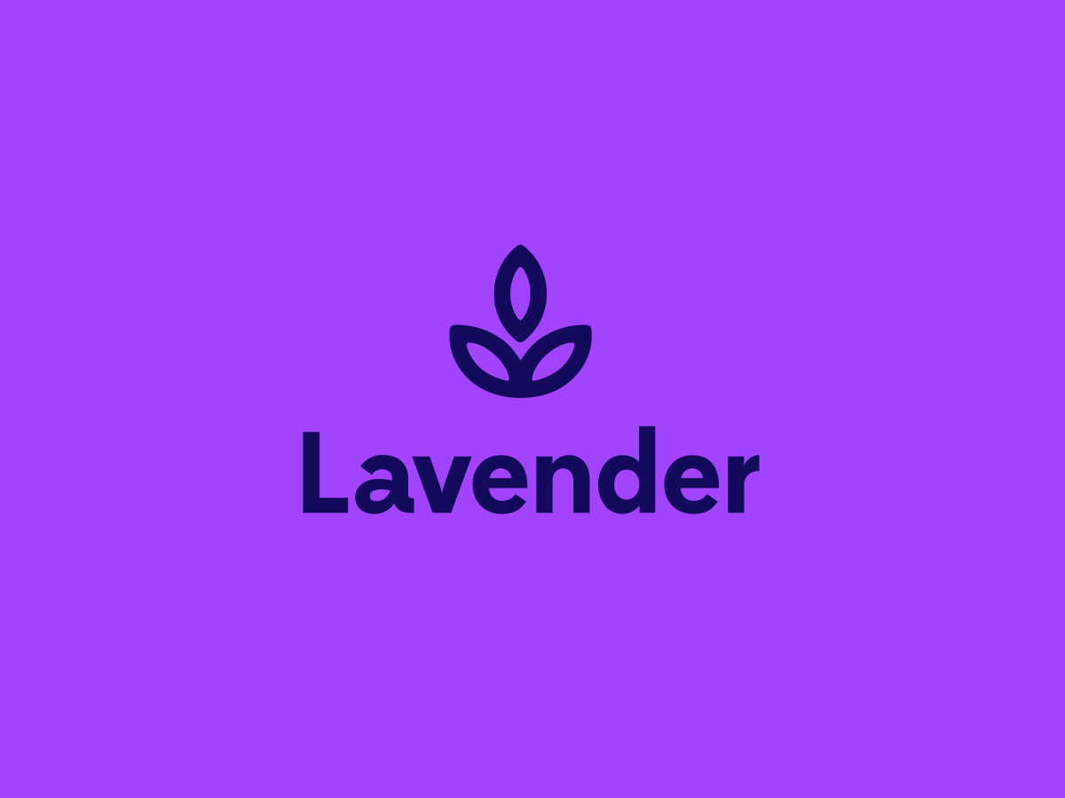 Soothing Logo - Lavender Logo by Alexa Falcone on Dribbble