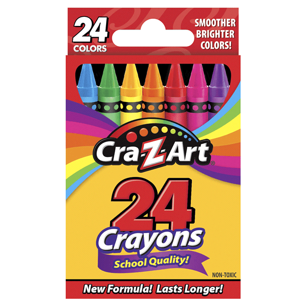 Cra-Z-Art Logo - Cra-Z-Art 24 CT Crayons
