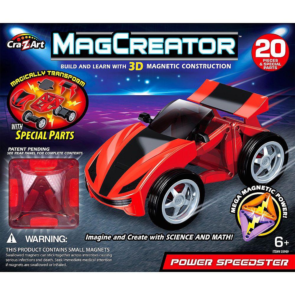 Cra-Z-Art Logo - Cra-Z-Art MagCreator Power Speedster 20pc