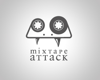 Mixtape Logo - Logopond, Brand & Identity Inspiration (mixtape attack)