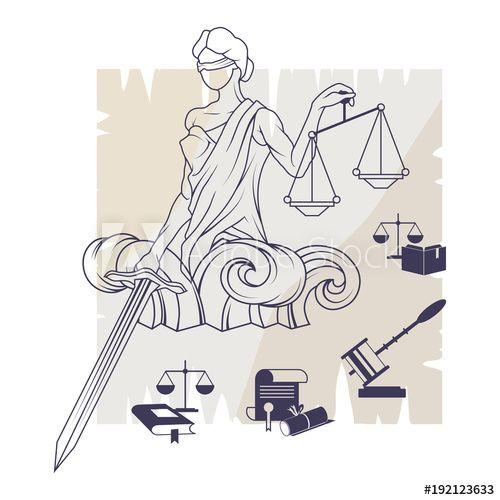 Themis Logo - Femida -lady of justice. Lady Lawyer logo. Themis emblem. Law