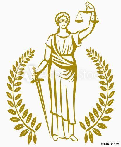 Themis Logo - justice . Greek goddess Themis . Equality . fair trial . Law ...