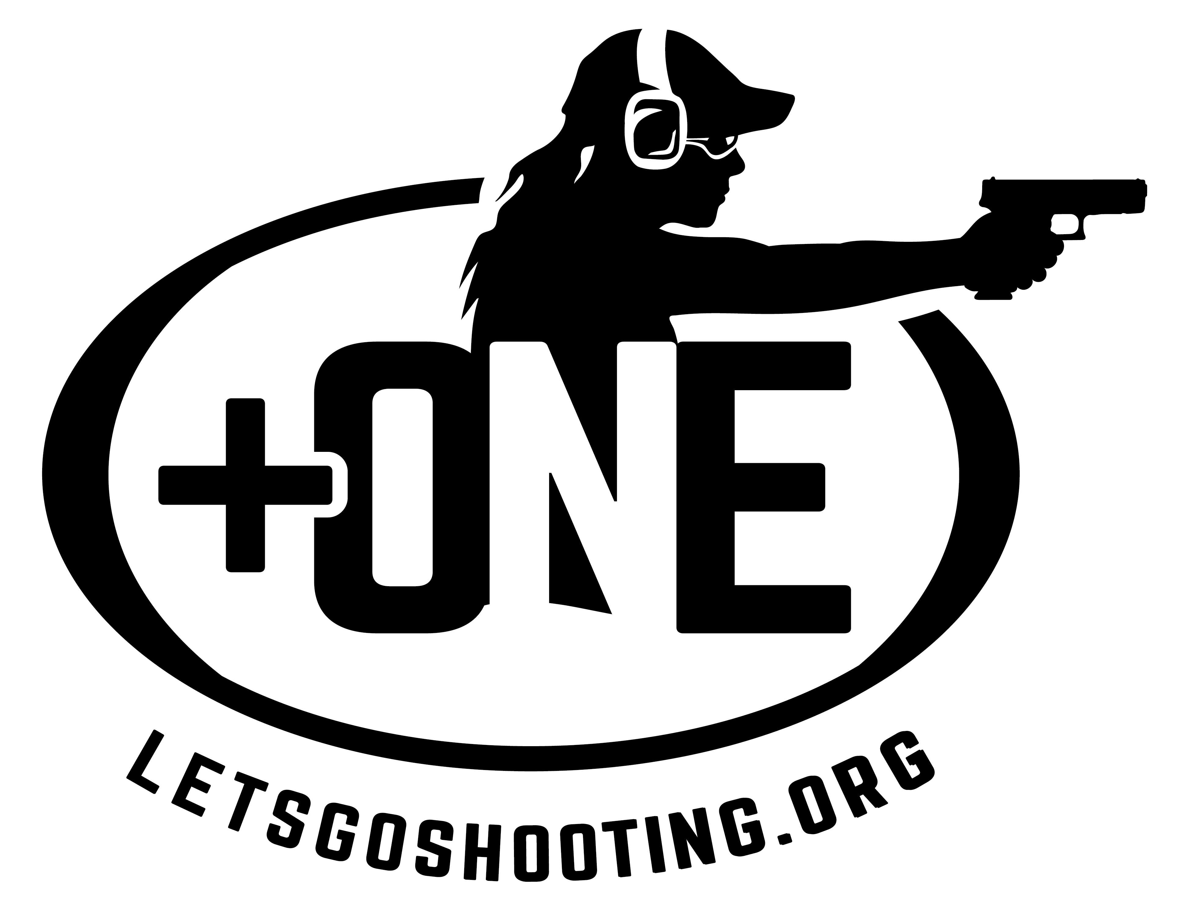 Handgun Logo - Plus One Movement | NSSF Let's Go Shooting
