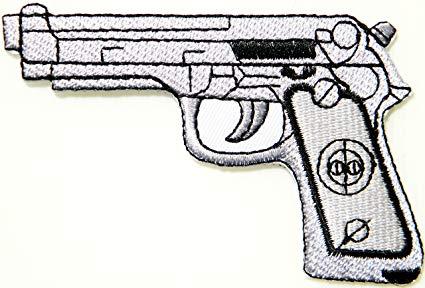 Handgun Logo - Gun Pistol Shooting Sport Logo Jacket Uniform Patch Sew