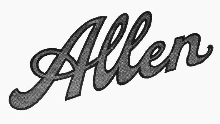 Allen Logo - Allen | Cartype