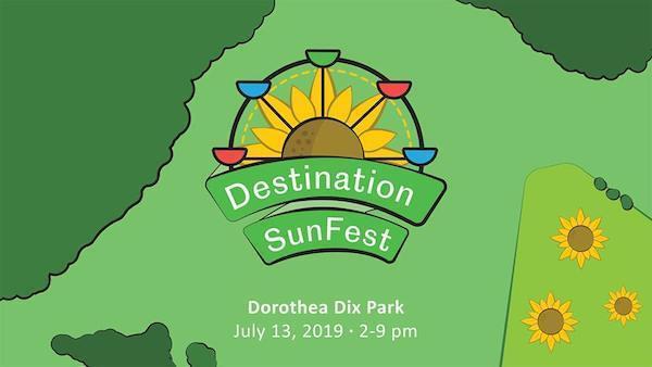 Sunflowers Logo - Destination SunFest at Dix Park-free ferris wheel, carousel ...