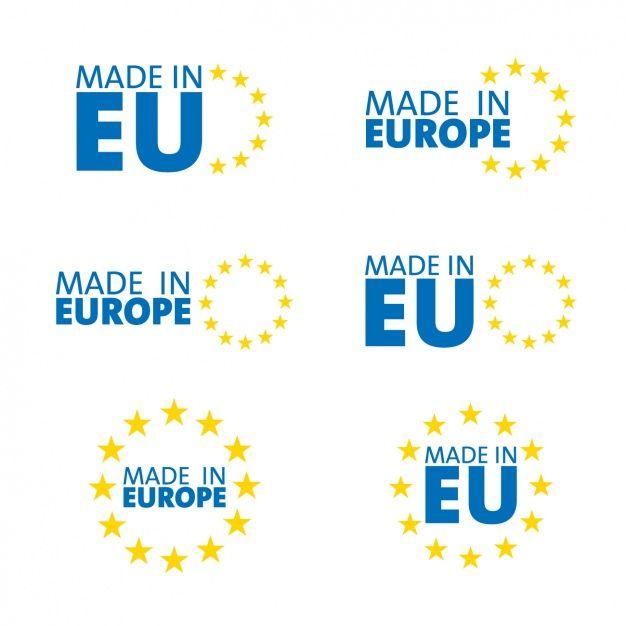 Europe Logo - Made in europe, symbols Vector | Free Download