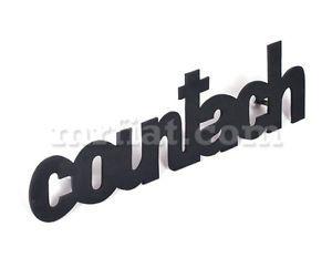 Countach Logo - Details about Lamborghini Countach Script Smoked Emblem New