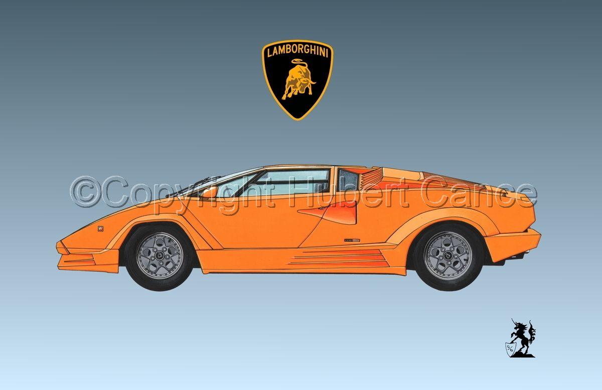 Countach Logo - Painting : 